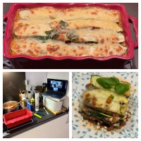 Low-Carb Zucchini-Lasagne - von unserer letzten Zoom-Cooking-Class.